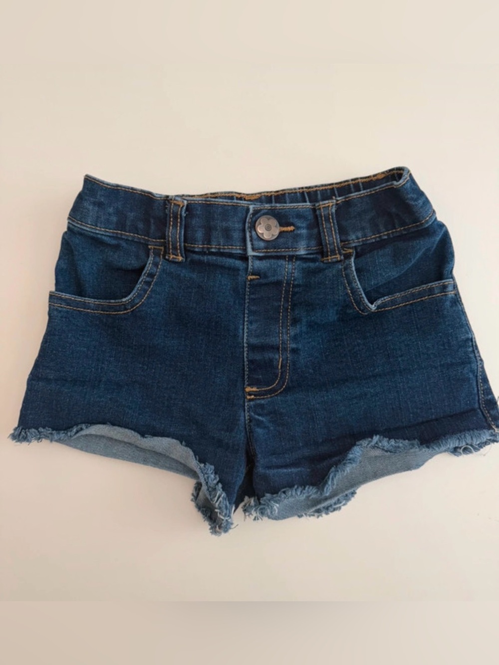 Garanimals 4T Dark Wash Denim Shorts, Raw Hem